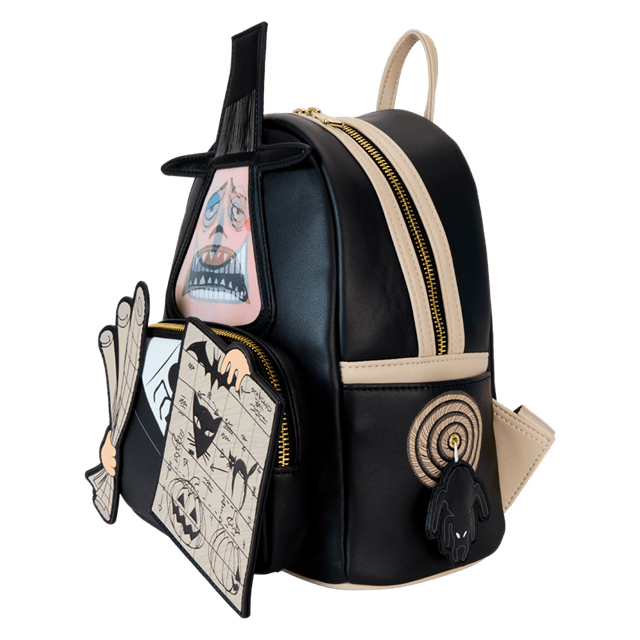 Mayor With Halloween Plans Nightmare Before Christmas Lenticular Loungefly Mini Backpack - 3