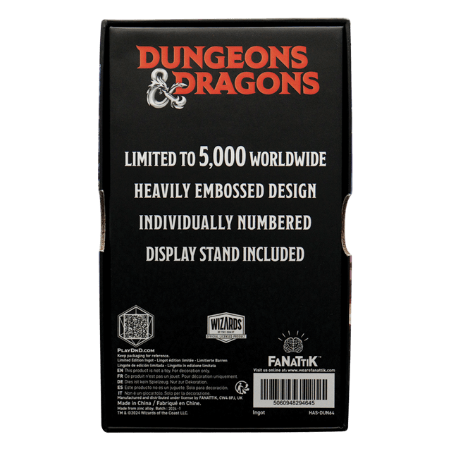 Book Of Many Things Limited Edition Dungeons & Dragons Ingot - 3