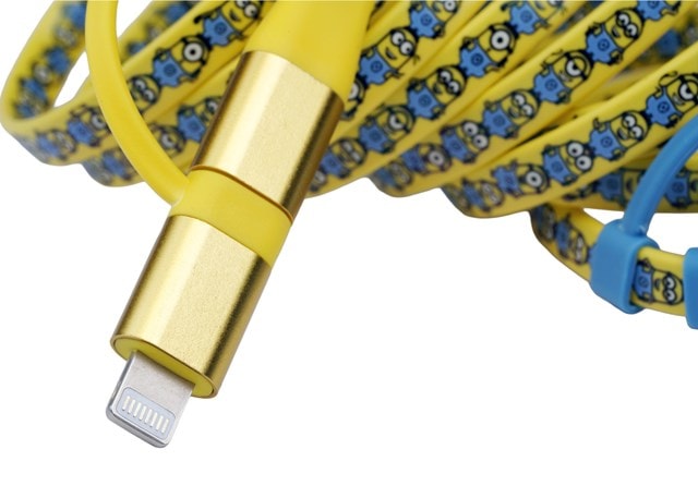 Lazerbuilt Minions 4-In-1 Charging Cable - 6