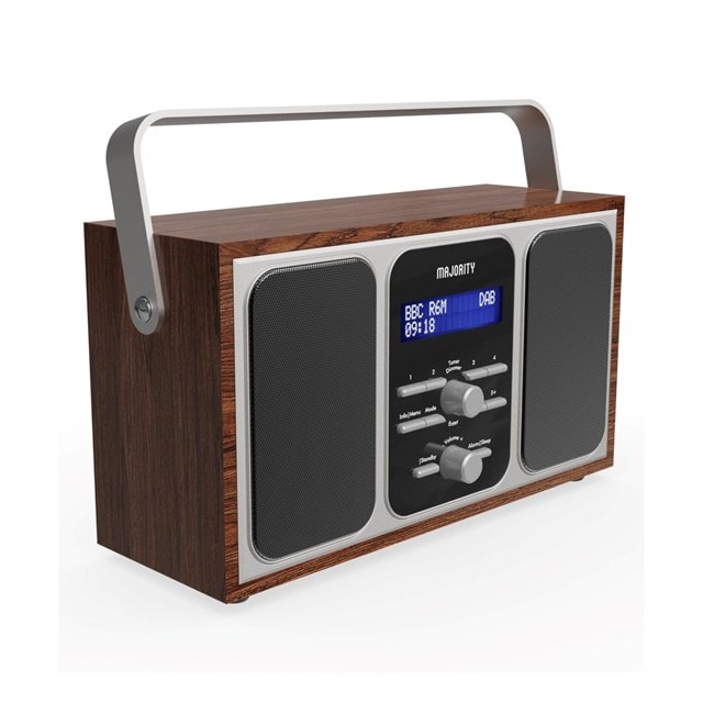 Majority Girton Walnut DAB+/FM Portable Radio - 3