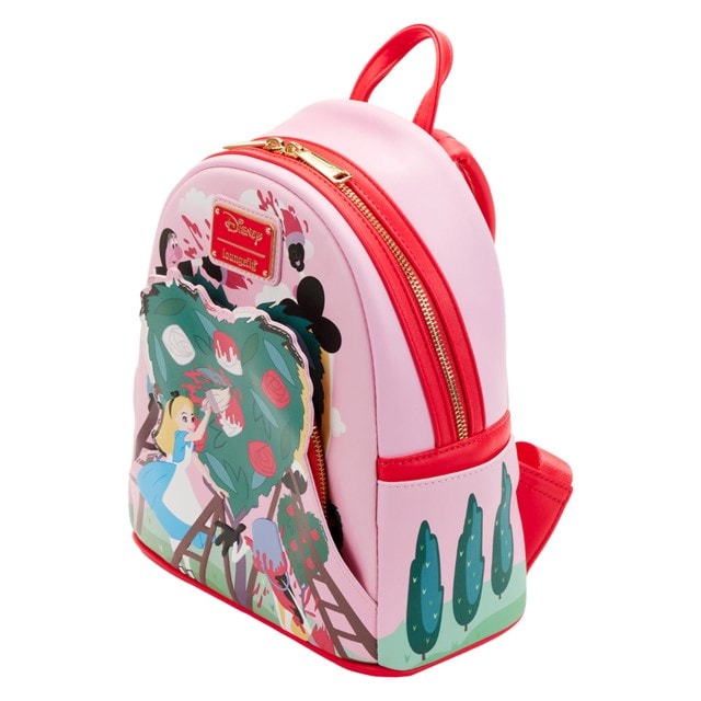 Painting The Roses Red Mini Backpack: Alice In Wonderland Loungefly - 2