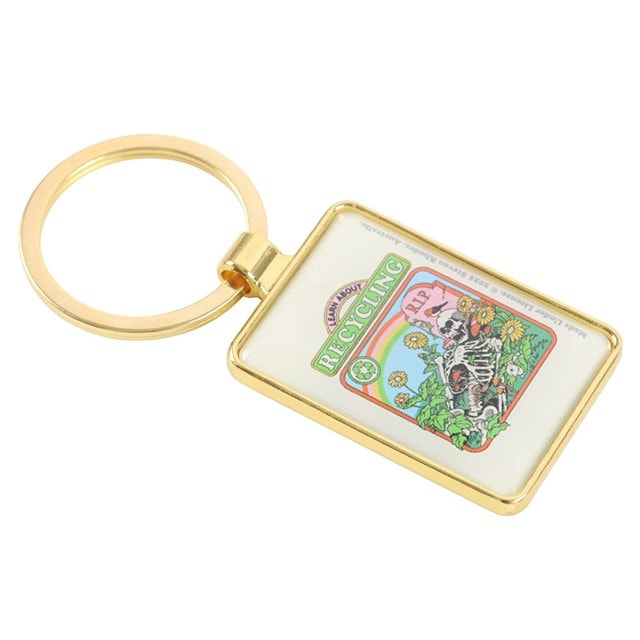 Learn About Recycling Steven Rhodes Keyring - 3