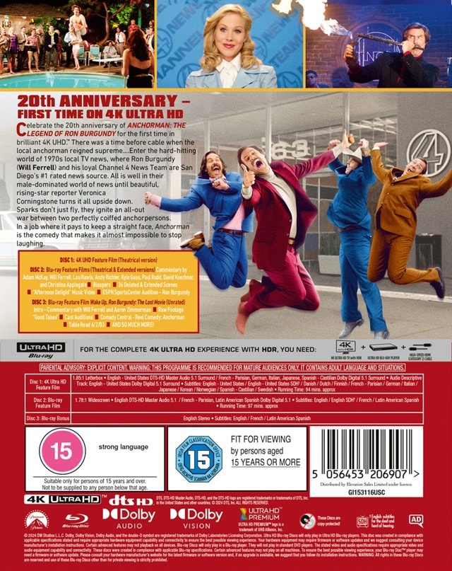 Anchorman - The Legend of Ron Burgundy 20th Anniversary Limited Collector's Edition - 4