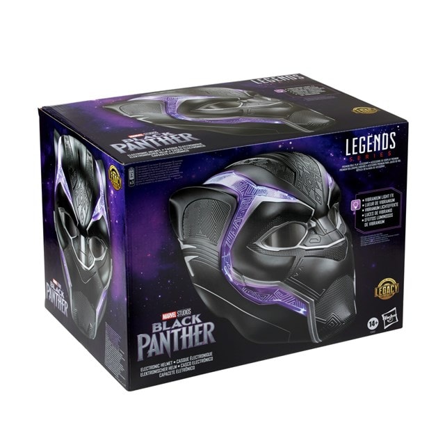 Black Panther Hasbro Marvel Legends Premium Electronic Role Play Helmet - 6