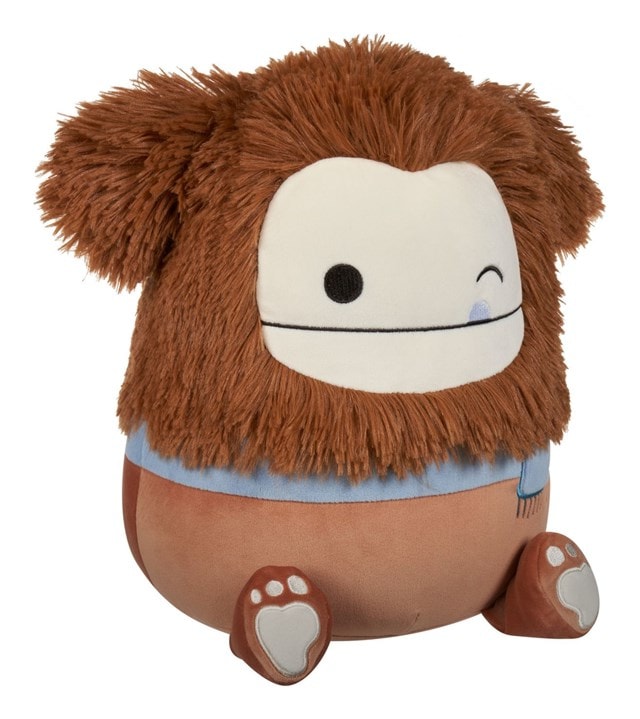 12" Benny Winking Brown Bigfoot With Scarf Squishmallows Plush - 3