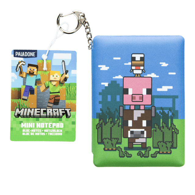 Minecraft Mini Puffy Notepad Keyring - 4