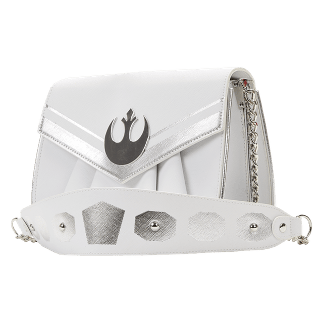 Star Wars Princess Leia White Cosplay Chain Strap Cross Body Loungefly Bag - 4