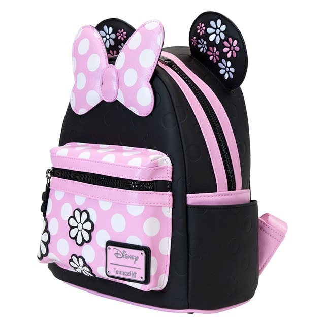 Minnie Mouse Floral Rock The Dots Loungefly Mini Backpack - 2