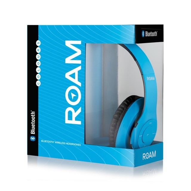 Roam Colours Blue Bluetooth Headphones Hmv Exclusive Headphones Free Shipping Over Hmv Store