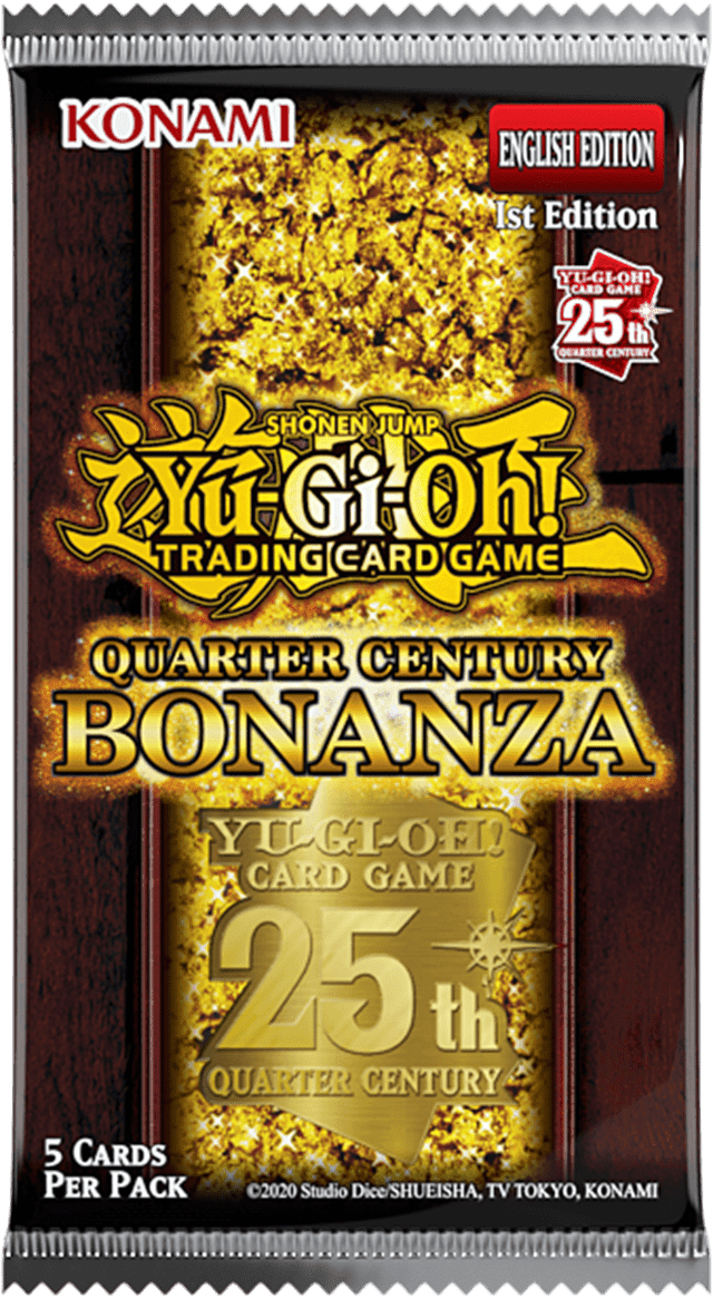 Quarter Century Bonanza Booster Pack Yu-Gi-Oh Trading Cards - 1