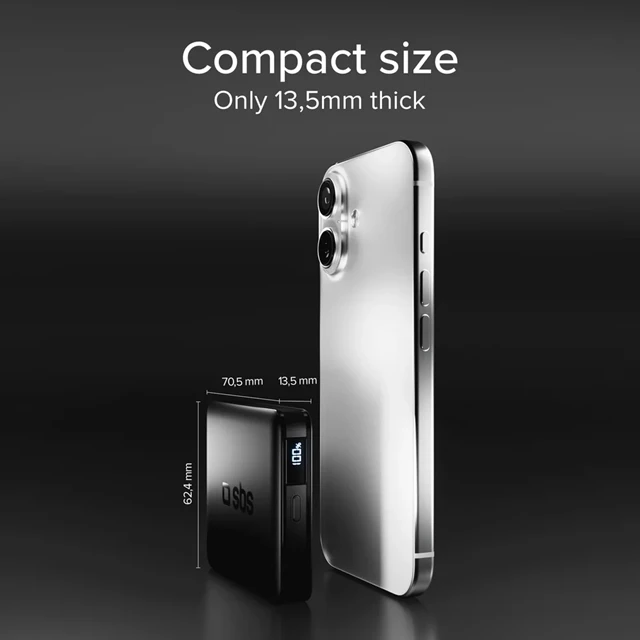 SBS Ultra Compact 5000mAh Power Bank - 10