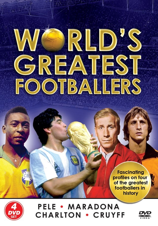Worlds Greatest Footballers Pele Maradona & Cruyff 3 DVD