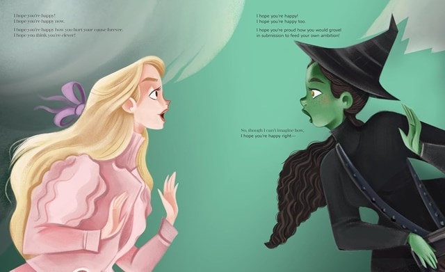 Wicked Defying Gravity Illustrated Lyrics Book - 3