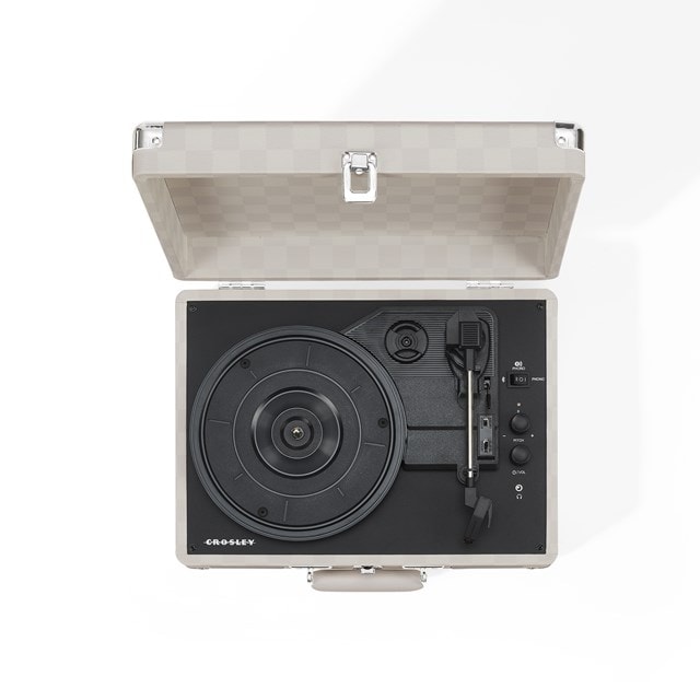Crosley Cruiser Plus Almond Checkerboard Bluetooth Turntable - 5