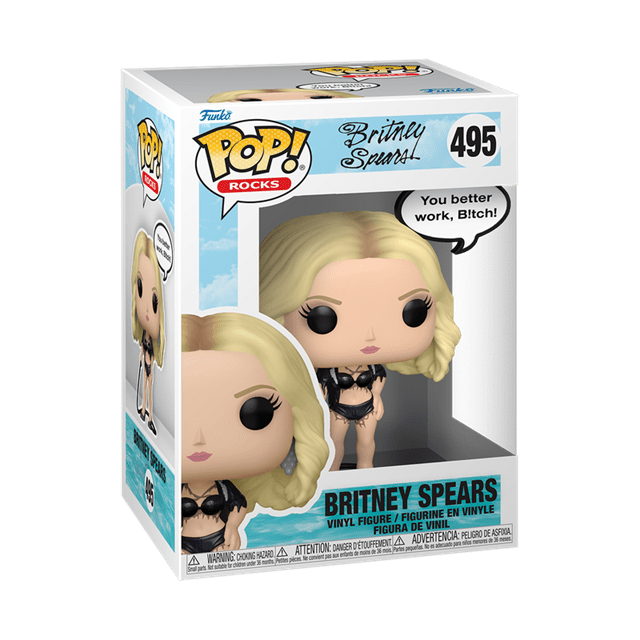 You Better Work Bitch 495 Britney Spears Funko Pop Vinyl Sayings - 2