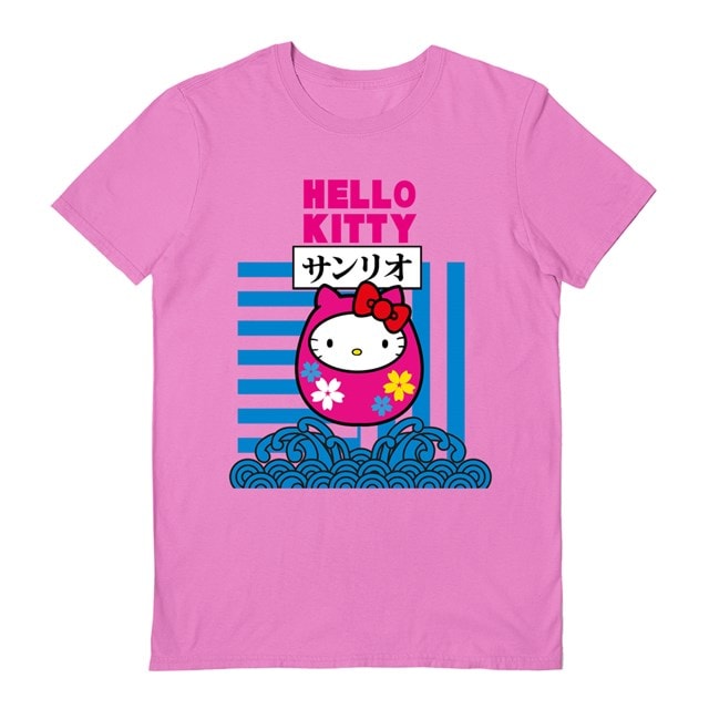 Hello Kitty Kanji Sanrio Pink Tee (Large) - 1