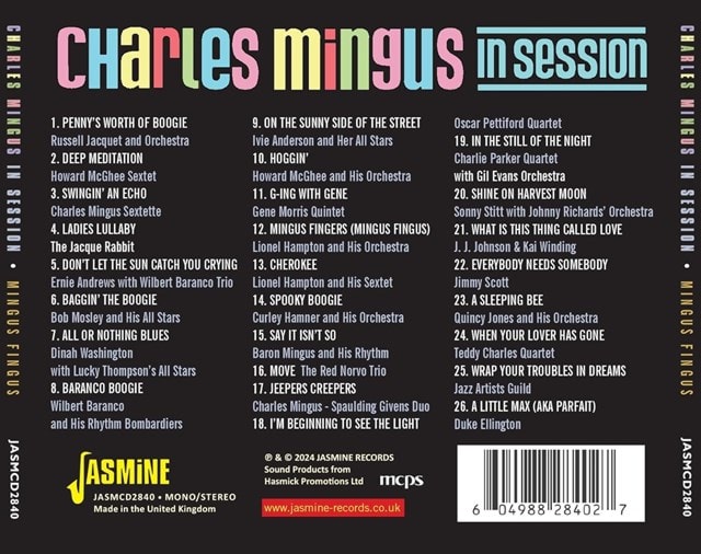 Charles Mingus in session: Mingus fingus - 1