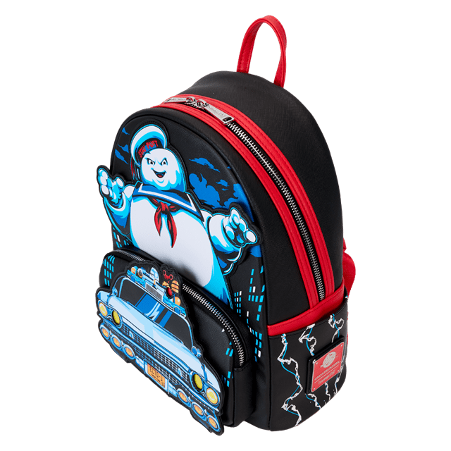 Stay Puff Chasing Ghostbusters Loungefly Mini Backpack - 4