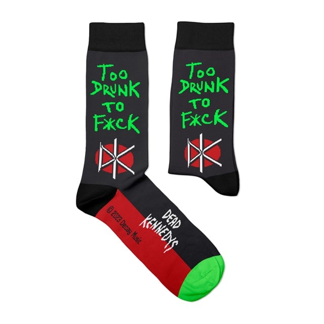 Too Drunk Dead Kennedys Socks (Large) - 2