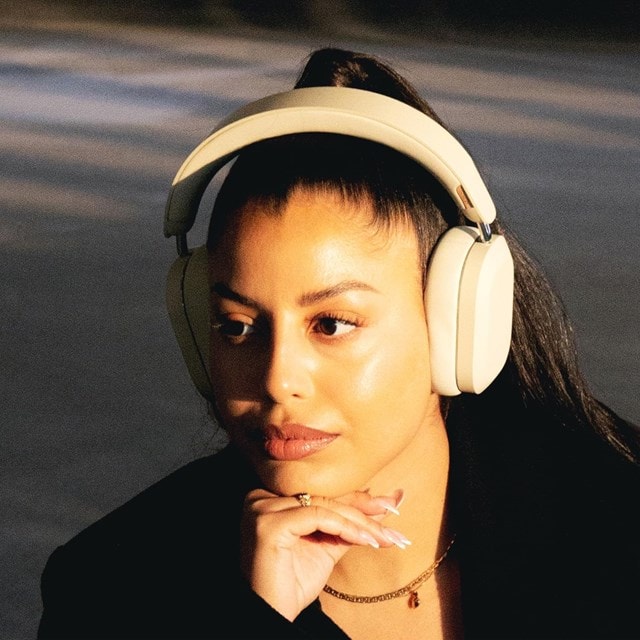 Mondo By Defunc Over Ear Off White Noise Cancelling Bluetooth Headphones - 5