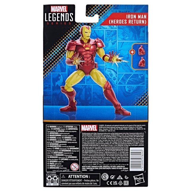 Iron Man (Heroes Return) Marvel Legends Series Marvel Comics Action Figure - 7