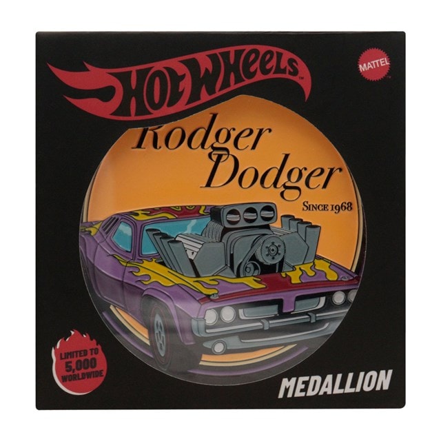 Hot Wheels Rodger Dodger Limited Edition Medallion - 3