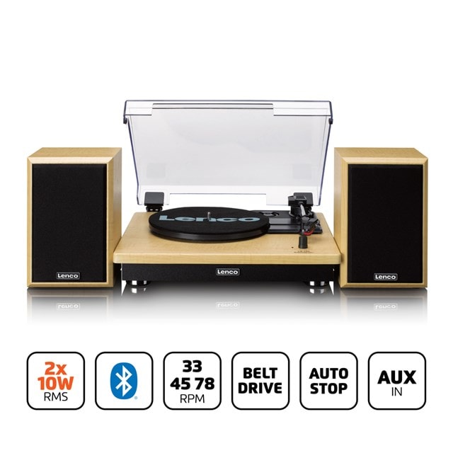 Lenco LS-100 Maple Turntable & Speakers (hmv exclusive) - 7