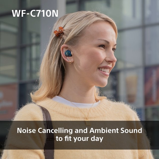 Sony WF-C710N White Noise Cancelling True Wireless Bluetooth Earphones - 6