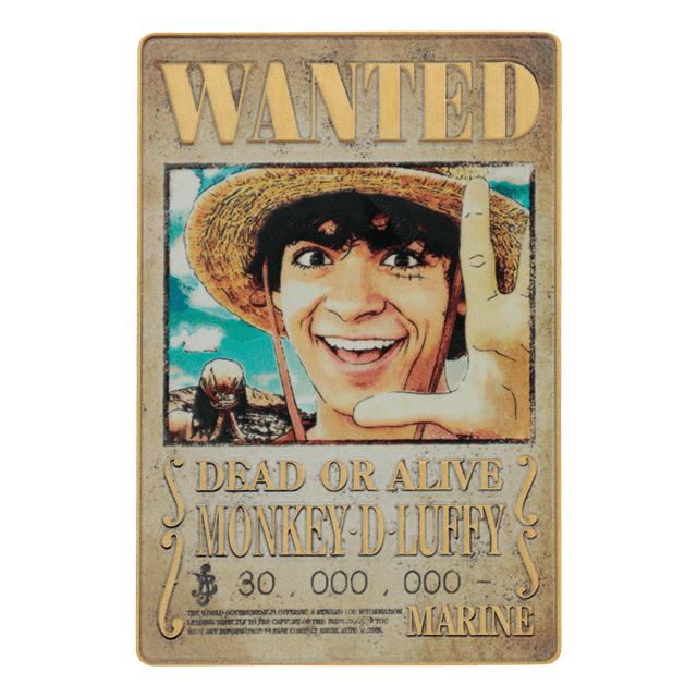 Wanted Poster One Piece Limited Edition Ingot - 1