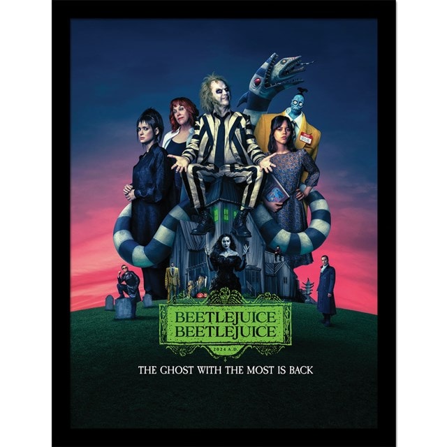 Ghost With The Most Is Back Beetlejuice 2 Loose 30cm x 40cm Print - 1