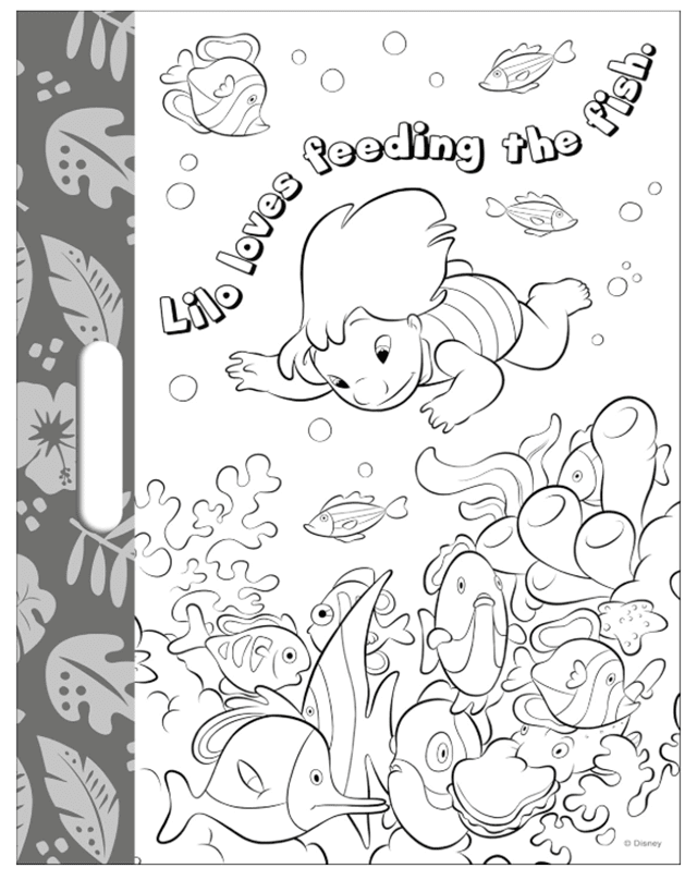 Lilo & Stitch Giant Colour Me Pad - 3