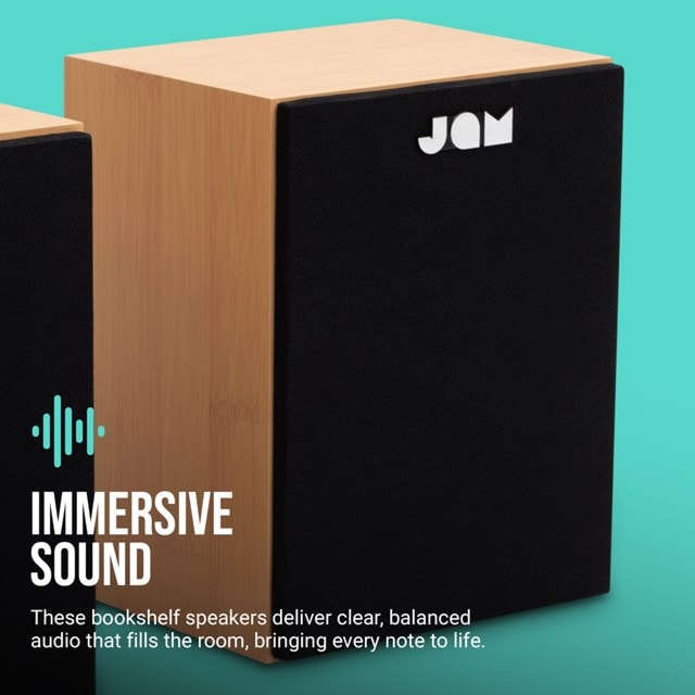 Jam Wood Bookshelf Speakers - 3