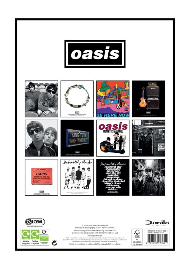 Oasis 2025 A3 Calendar - 14