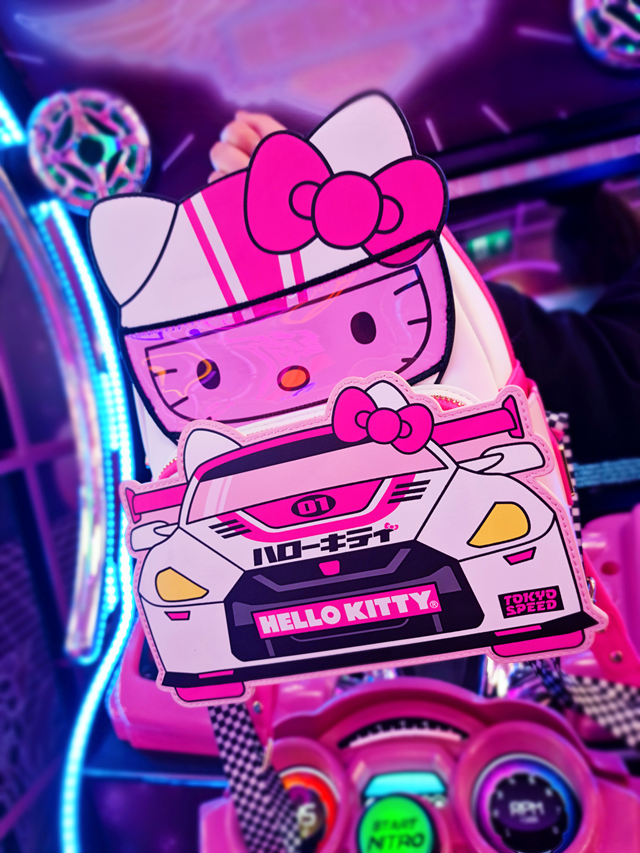 Hello Kitty Racer Cosplay Mini Backpack hmv Exclusive Loungefly - 5