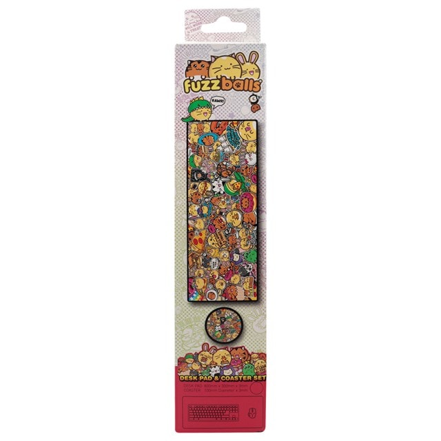 Fuzzballs XL Desk Pad And Coaster Set - 5