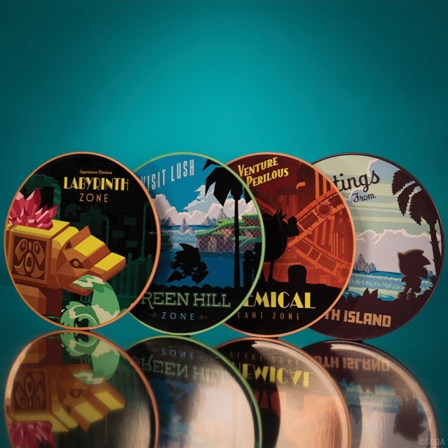 Sonic The Hedgehog Set Of 4 Coasters - 8