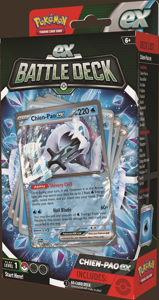 Chien-Pao Ex / Tinkaton Ex Battle Deck Pokemon Trading Cards - 4