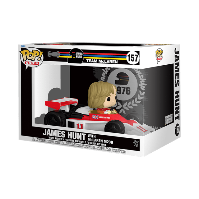 James Hunt With McLaren M23D 157 Team McLaren Funko Pop Vinyl Ride Super Deluxe - 2