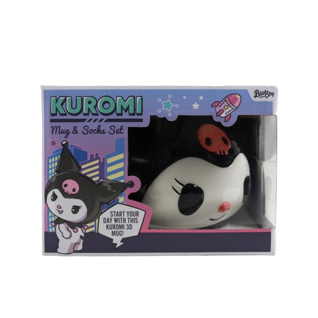 Kuromi Sanrio 3D Mug & Sock Set - 2