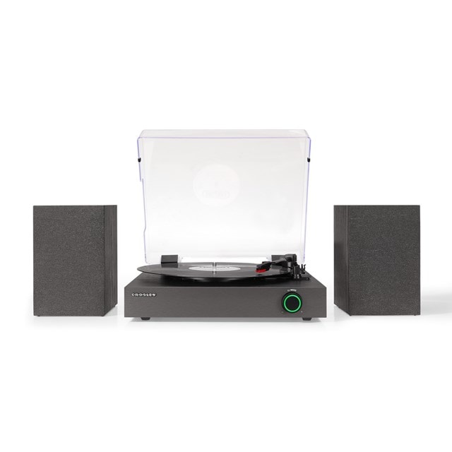 Crosley Zane Black Turntable & Speakers - 8