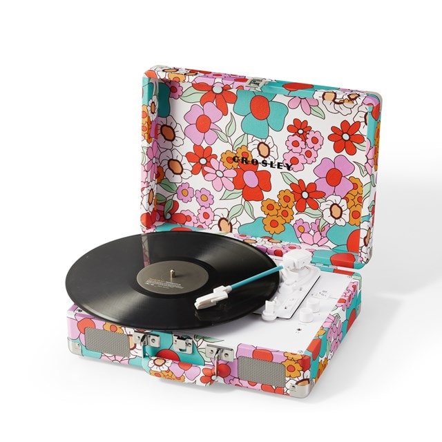 Crosley Cruiser Plus Groovy Floral Bluetooth Turntable | HMV Store