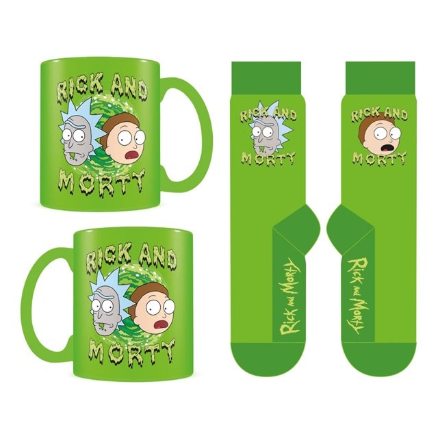 Portal Rick And Morty Mug & Sock Set - 2