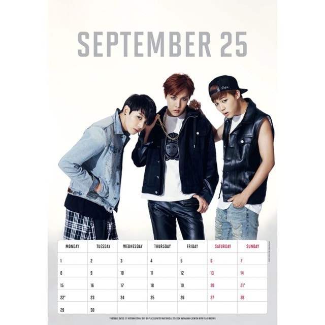 BTS 2025 A3 Calendar - 4