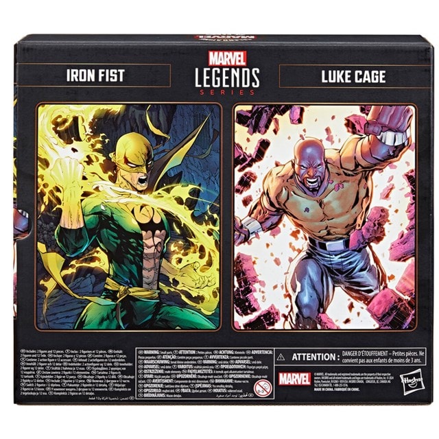 Iron Fist and Luke Cage Marvel Legends Series Hasbro Action Figure 2 Pack - 15