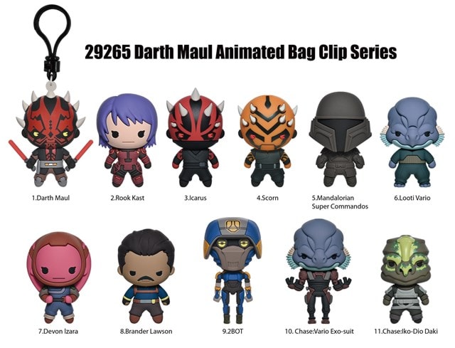 Star Wars Maul Shadow Lord Series 1 Bag Clips - 2