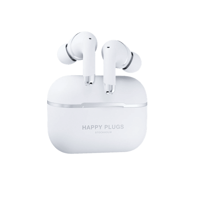 Happy Plugs Air 1 White ANC Wireless Earbuds - 1