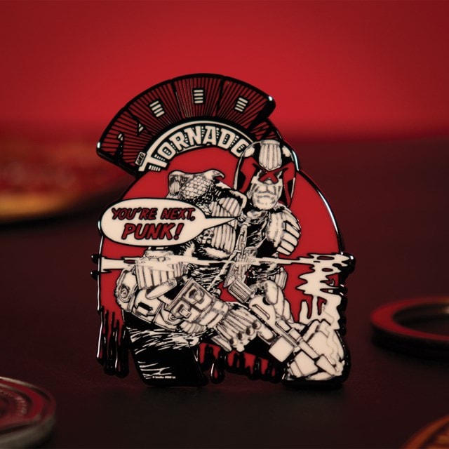 You're Next Punk Judge Dredd Pin Badge - 2