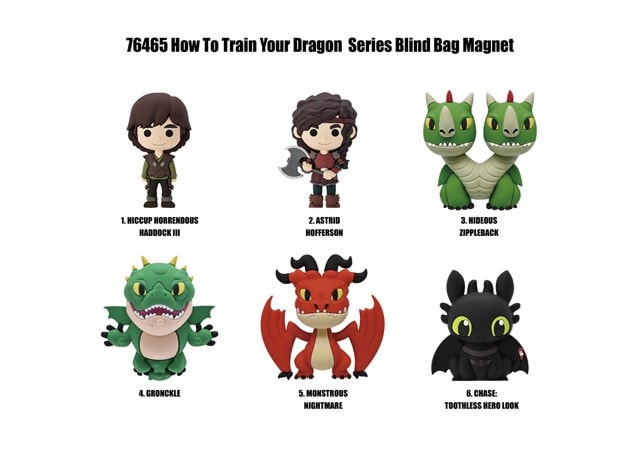 How To Train Your Dragon Series 2 3D Foam Magnets Blind Bag - 2