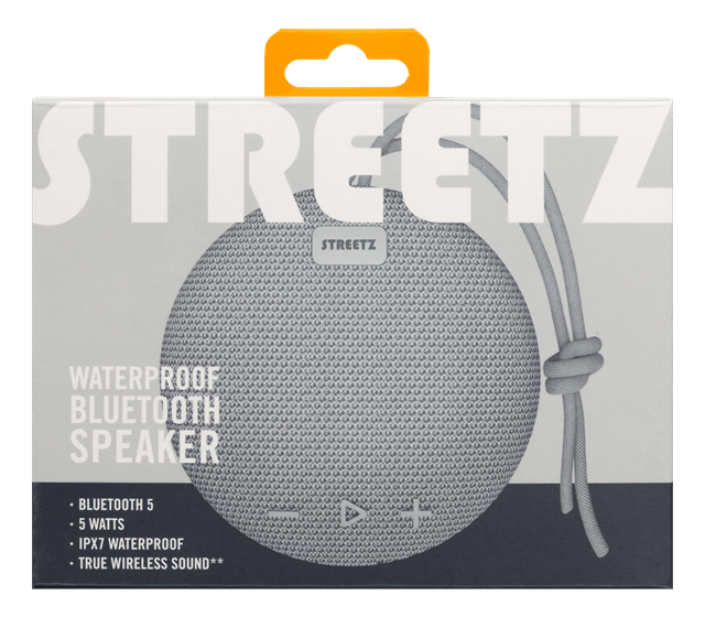 Streetz 5W Grey Bluetooth Speaker - 6