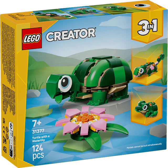 Turtle With A Water Lily Flower LEGO Creator 3-in-1 - 11